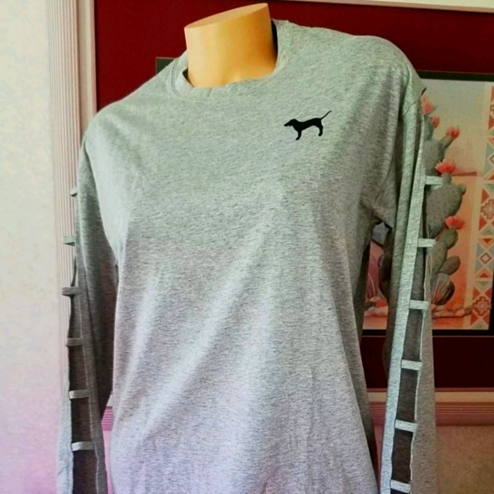 PINK Campus Ladder Long Sleeve